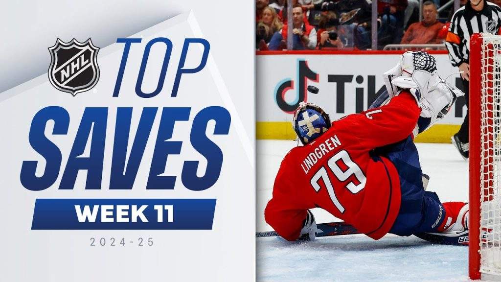 “That’s Hockey Card Stuff!”  Top NHL Saves of Week 11 | 2024-25