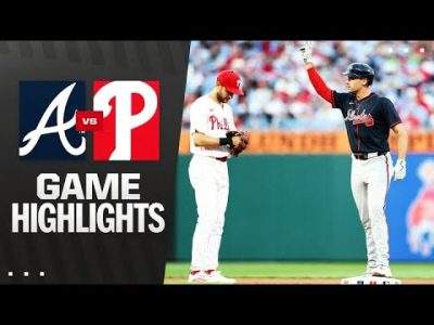Braves vs. Phillies Game 2 Основні моменти (29/25) | Основні моменти MLB