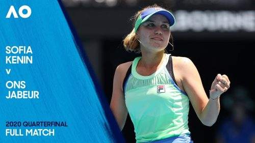 Sofia Kenin v Ons Jabeur Full Match | Австралійський відкритий 2020
