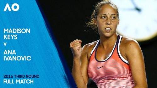 Медісон Кіс проти Ана Іванович Повний матч | Австралійський відкритий 2016 третій