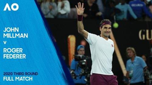 Джон Міллман проти Роджера Федерера Повний матч | Австралійський відкритий 2020 третина