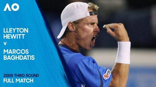 Lleyton Hewitt v Marcos Baghdatis Full Match | Australian Open 2008