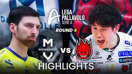 Perugia vs Modena | Highlights | Italian Volleyball League 2025